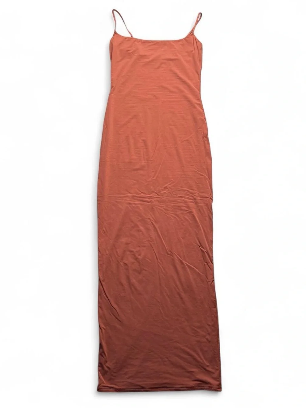 Skims Rust Bodycon Maxi Dress M - Picture 2 of 6